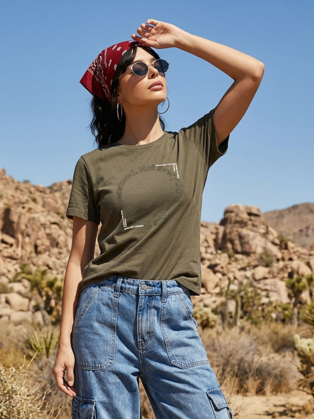 Roadster Women Typography Printed T-shirt