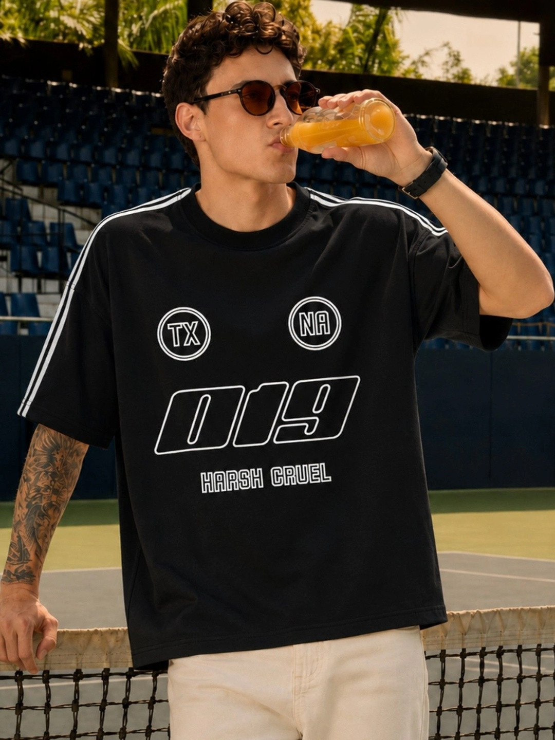 JUMPCUTS Men Printed T-shirt