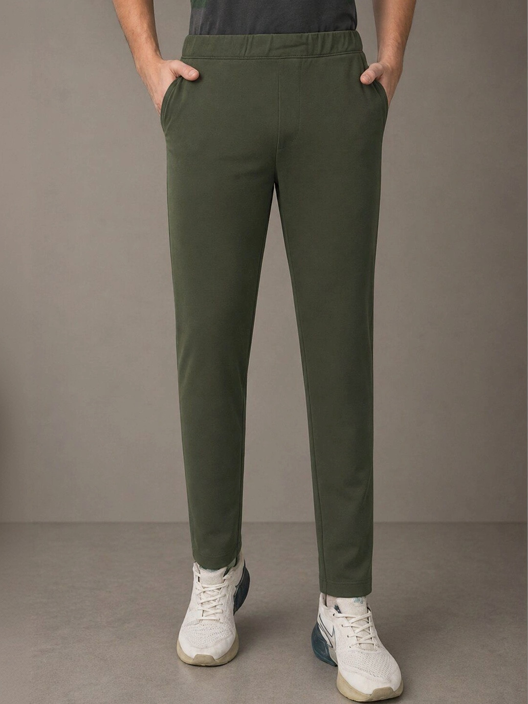 Integration Men Smart Slim Fit Easy Wash Culottes Trousers