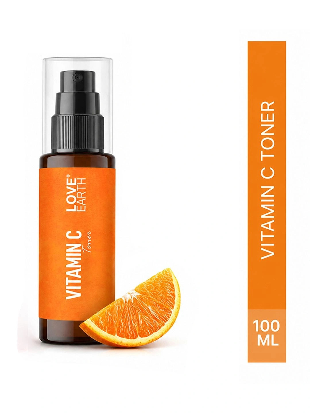 LOVE EARTH Vitamin C Toner with Niacinamide for Even Skin Tone - 100 ml