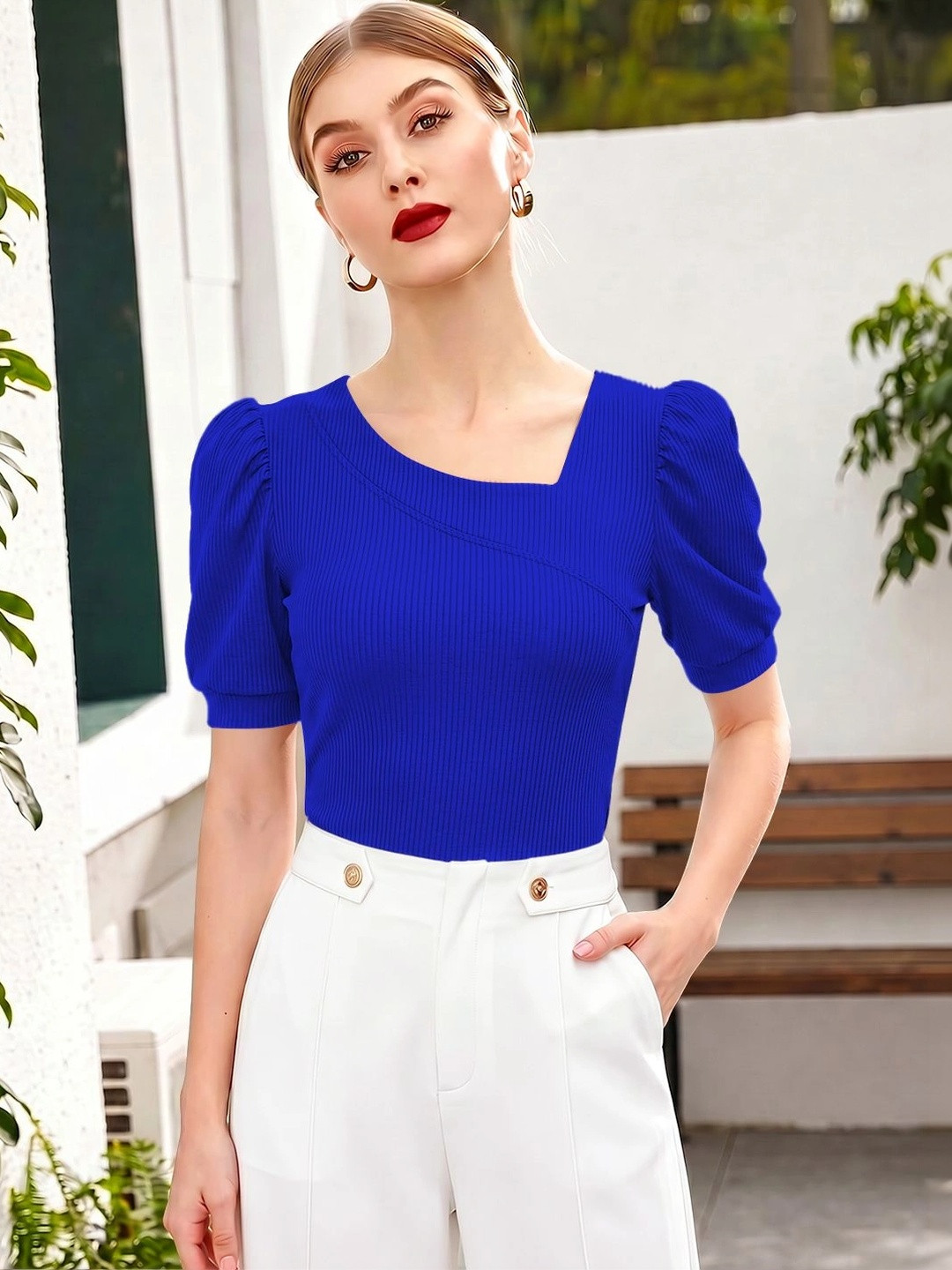 Maheshvi Puff Sleeve Top