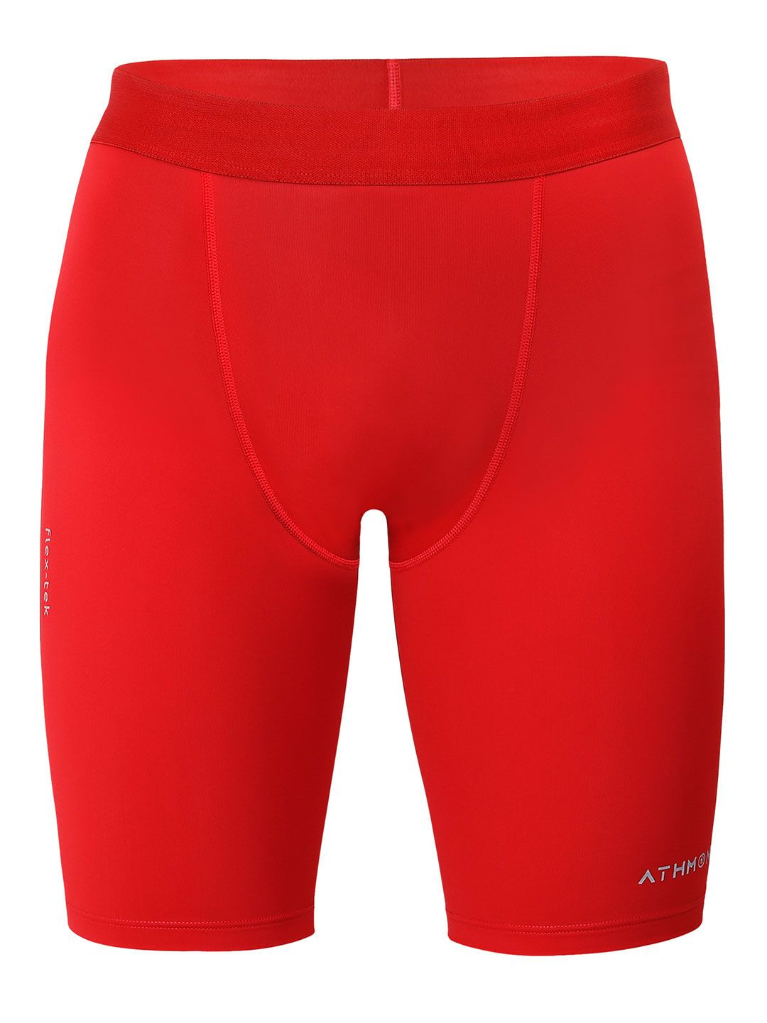 Athmonk Men 4-Way Lycra Compression Tight Skin Fit Non Padded Shorts