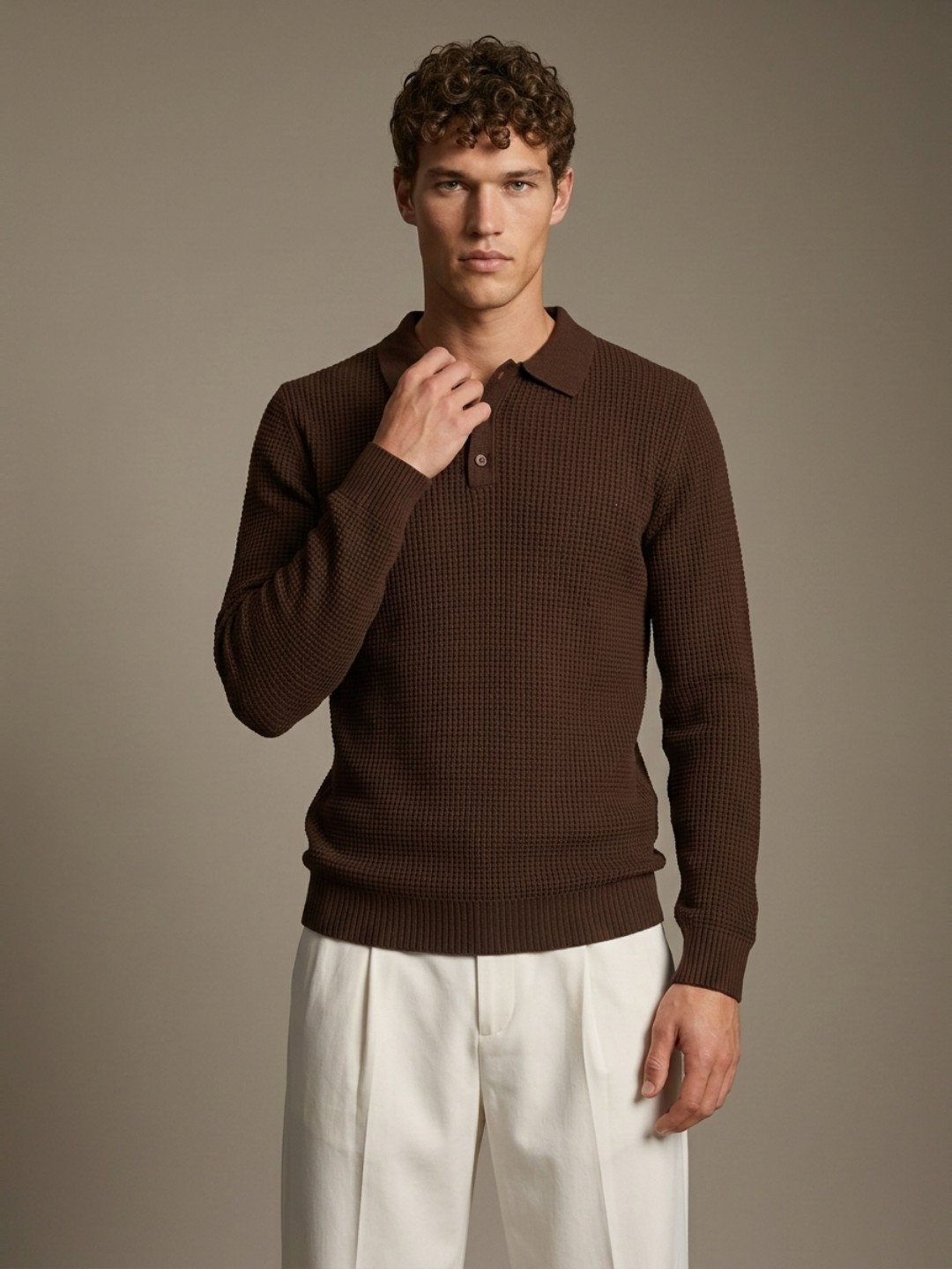 glitchez Ribbed Knitted Pullover
