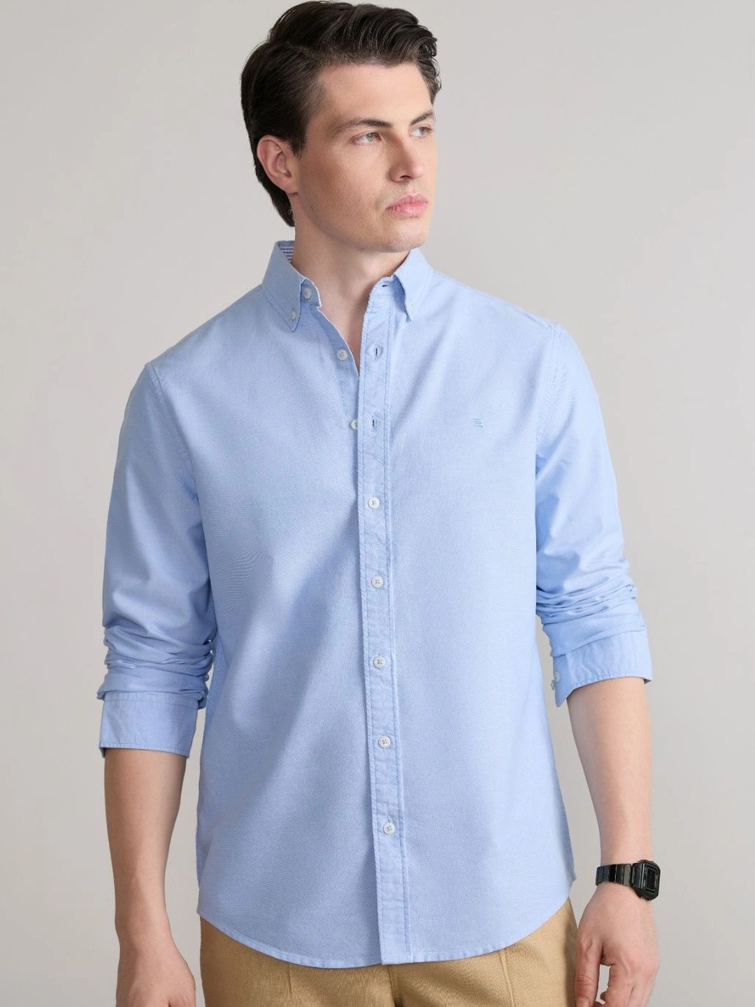 Blue Buddha Men Tailored Fit Casual Shirt
