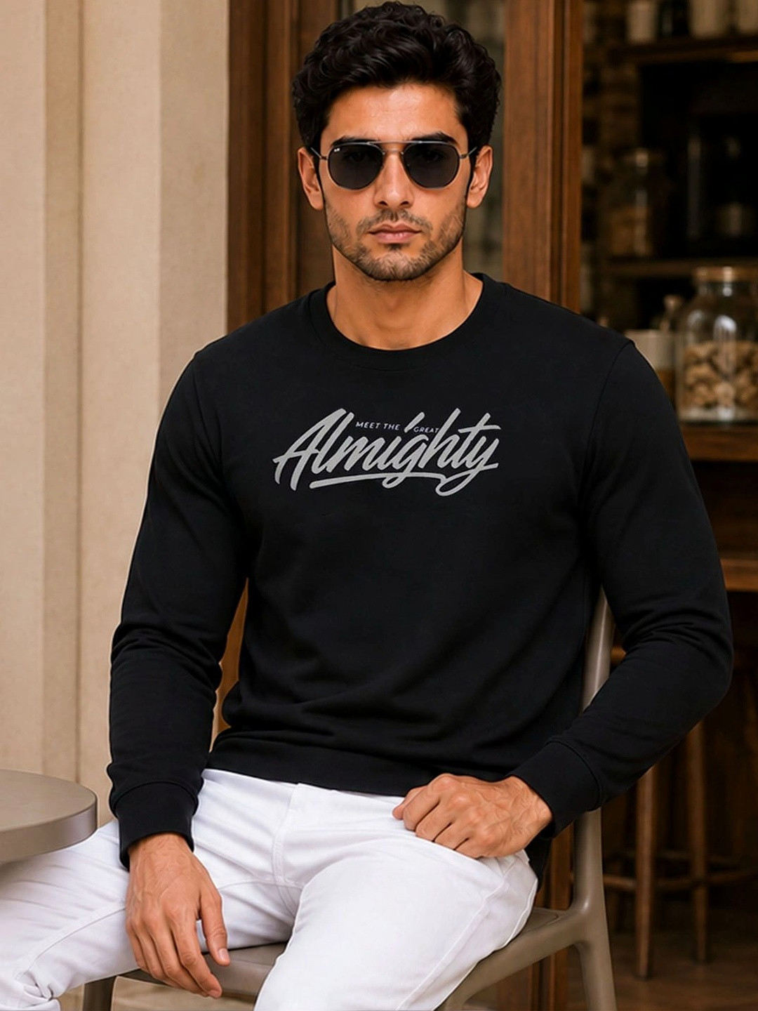 ST Trends Men Typography Printed T-shirt