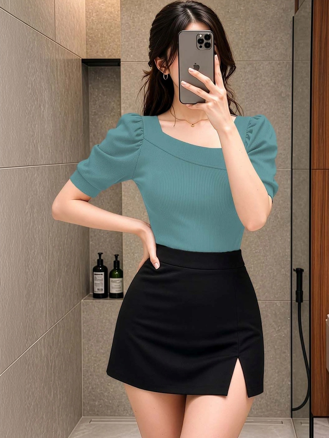 Maheshvi Puff Sleeve Top