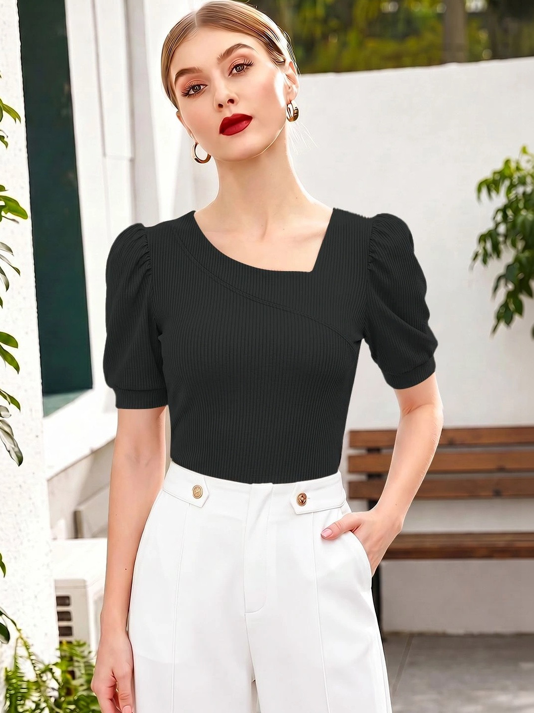 Maheshvi Puff Sleeve Top