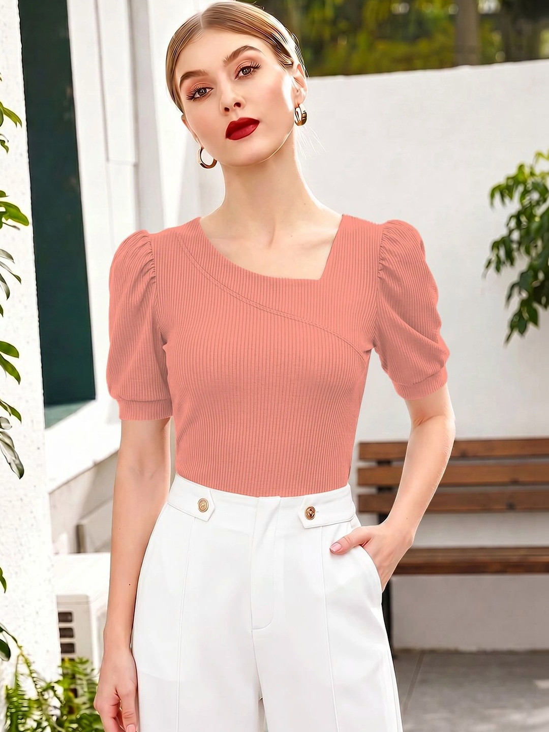 Maheshvi Puff Sleeve Top