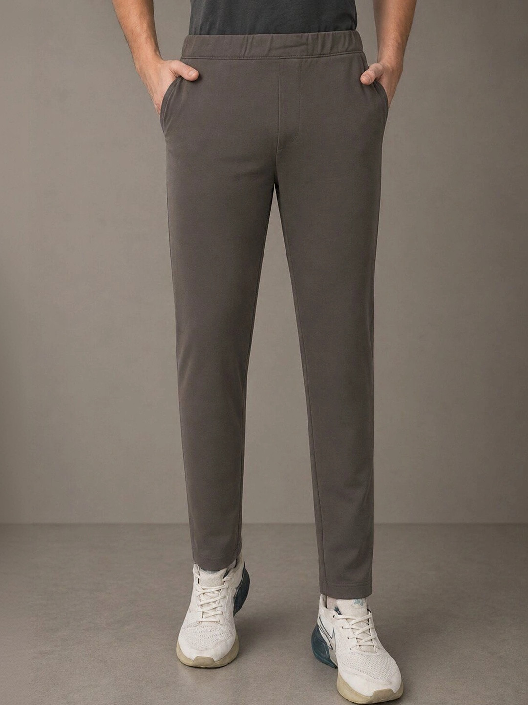 Integration Men Smart Slim Fit Easy Wash Trousers