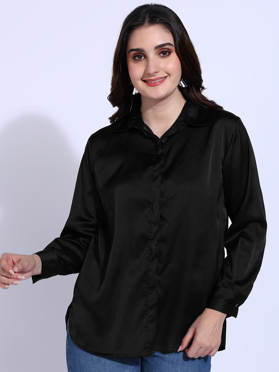 DressBerry Women Opaque Printed Formal Shirt