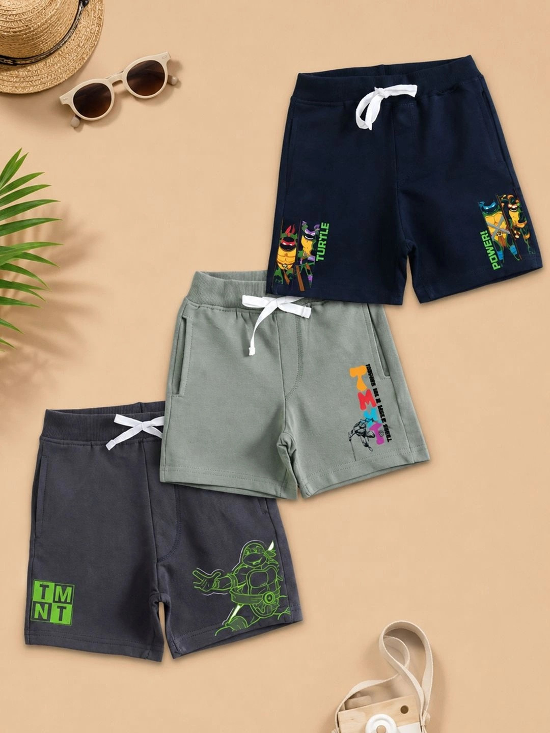 Button Bear Boys Printed Mutant Ninja Turtles Shorts