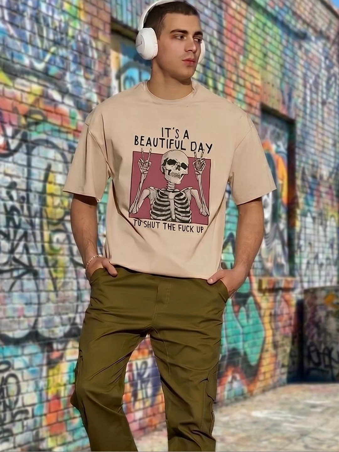 TeeVybe Men Printed T-shirt