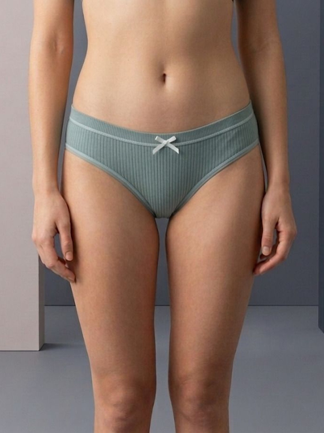 DressBerry Women Pack of 3 Self Design Basic Briefs