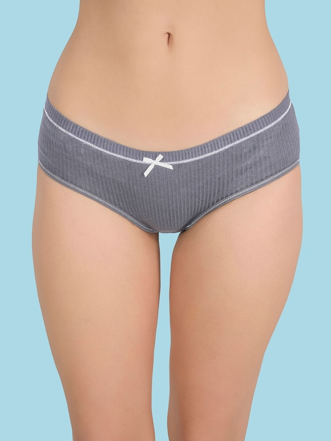 DressBerry Women Pack of 4 Self Design Basic Briefs