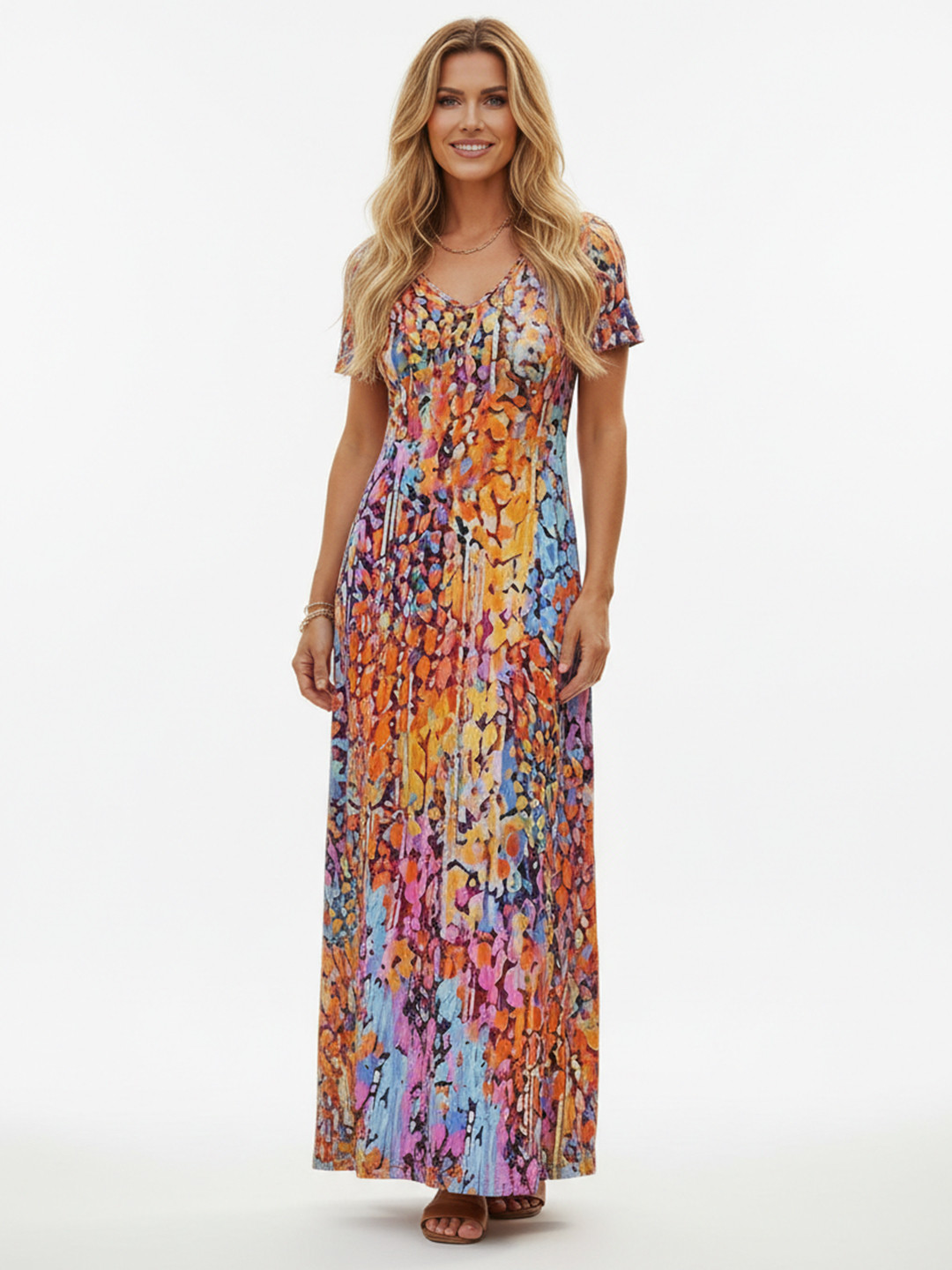 DressBerry Print Maxi Dress
