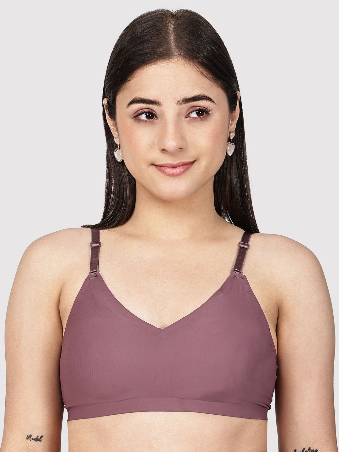 DressBerry Full Coverage 3-Hook Lightly Padded Bra