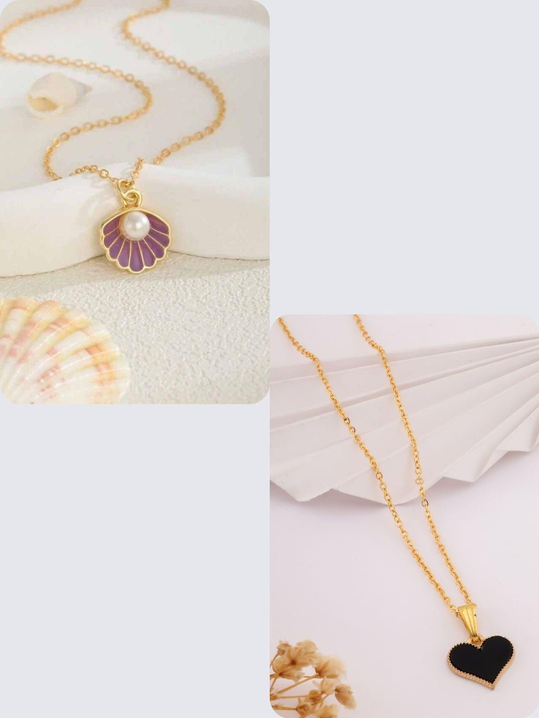 DressBerry Black Stainless Steel Necklace