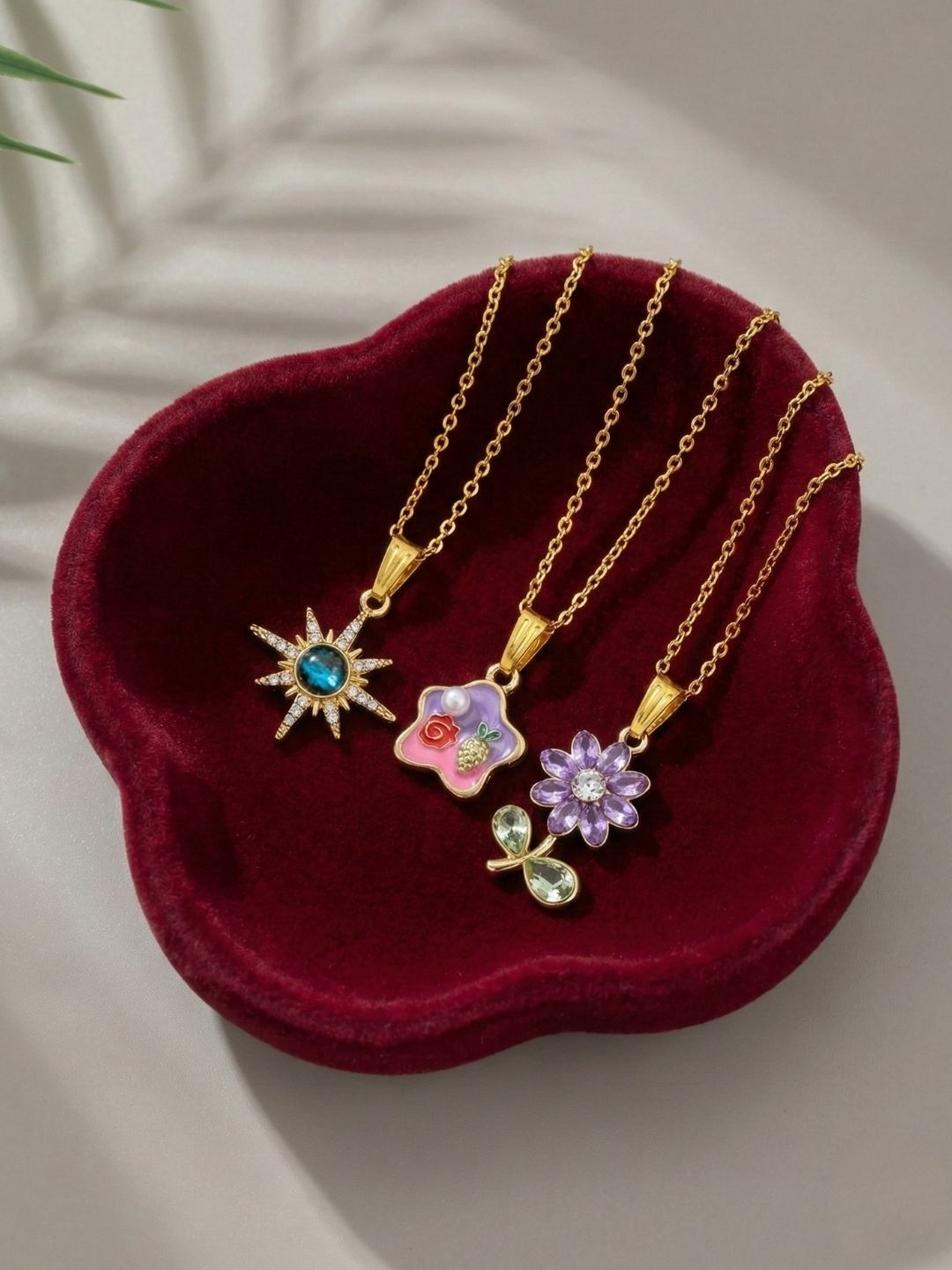 DressBerry Brass Gold-Plated Necklace