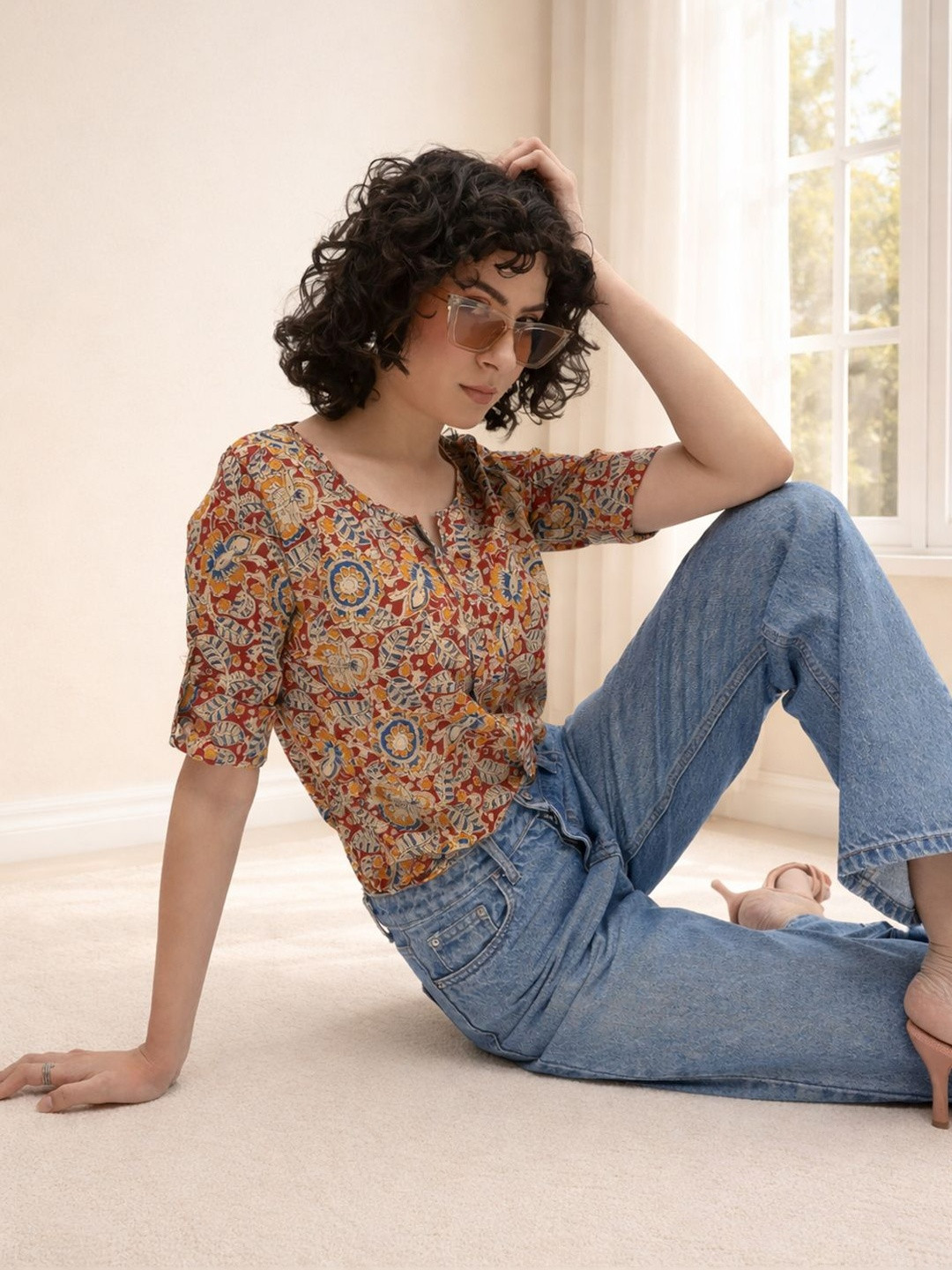 DressBerry Floral Print Top