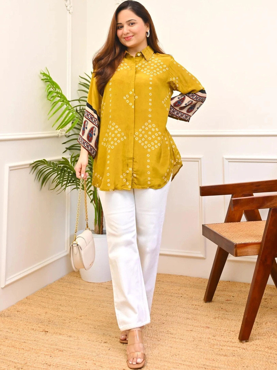 RR SA KURTIS Print Ethnic Top