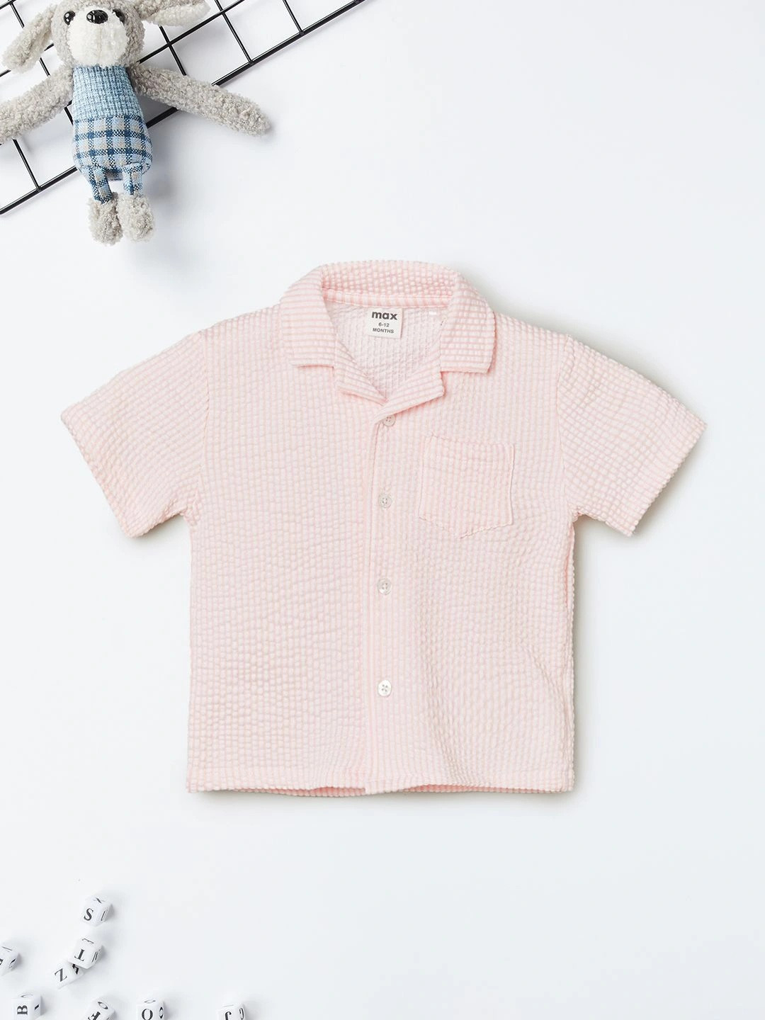 max Boys Striped Casual Shirt