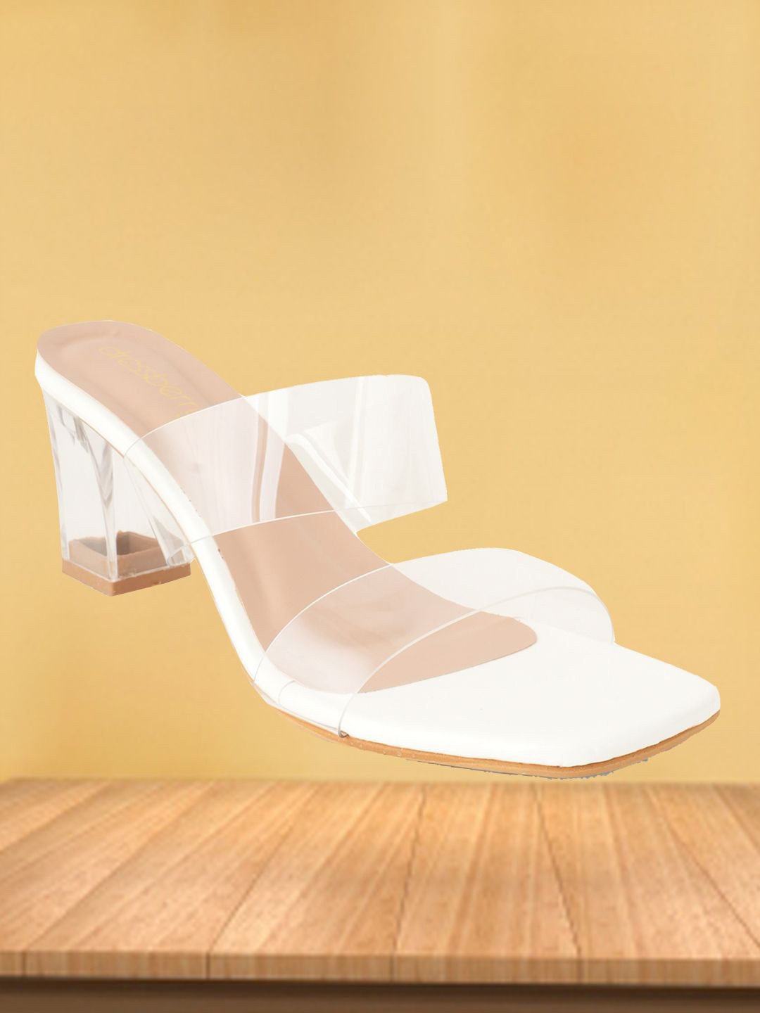 DressBerry Women Square Toe Block Sandals
