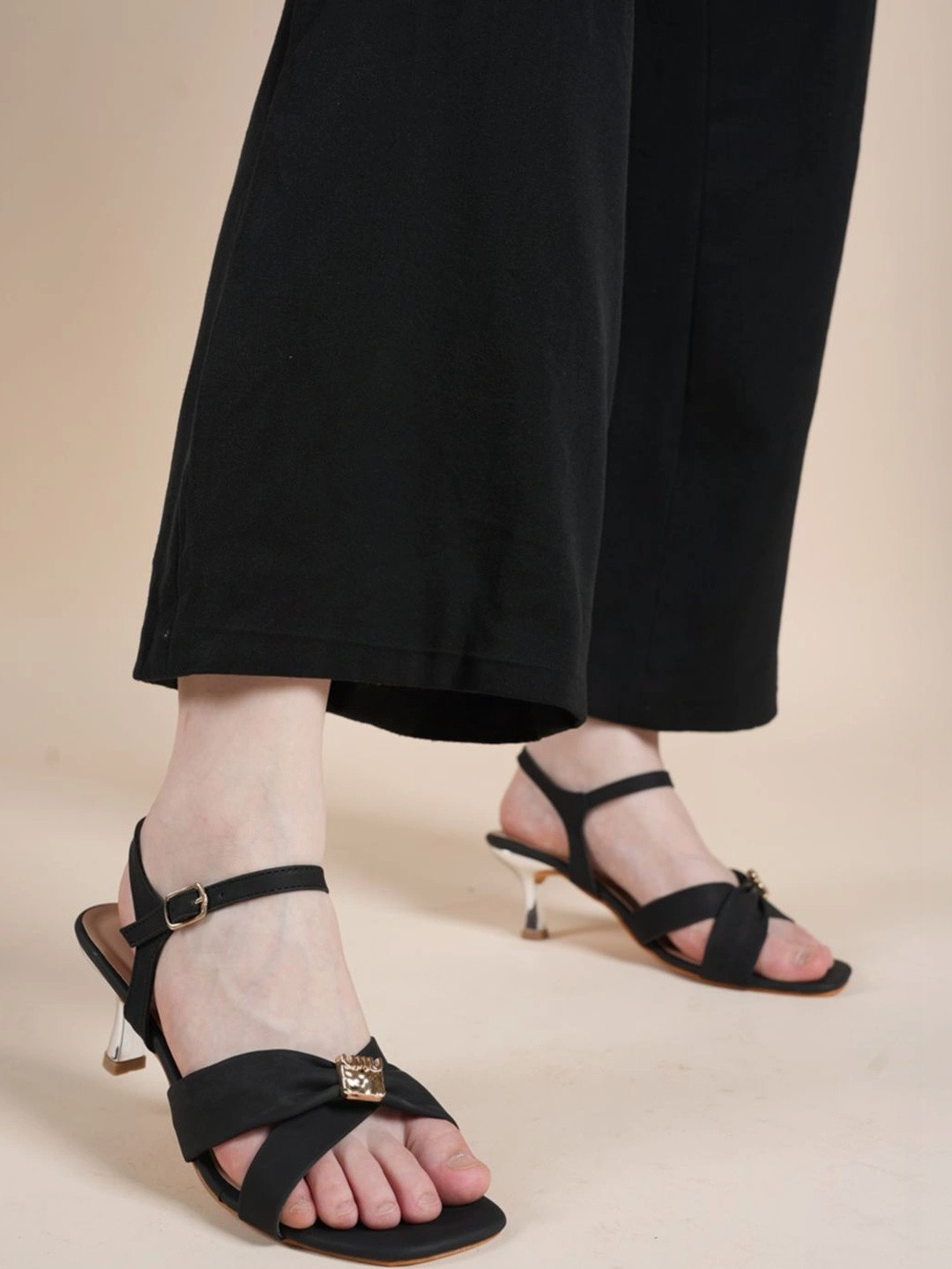 Lavie Party Slim Heeled Sandals with Buckles