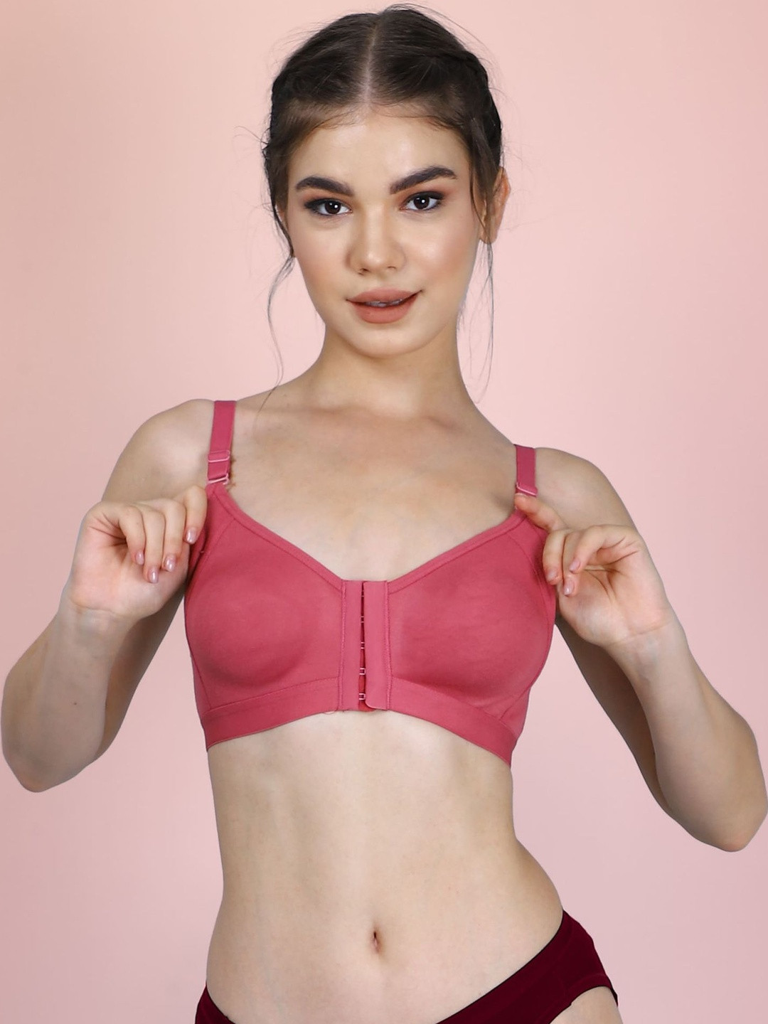 DressBerry Bra Pack of 2 Front Open Full Coverage