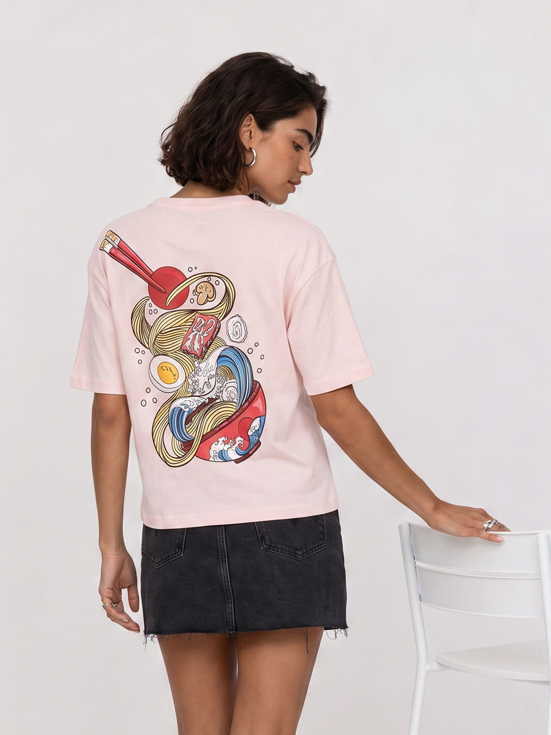 The Roadster Life Co. Graphic Printed Pure Cotton T-shirt