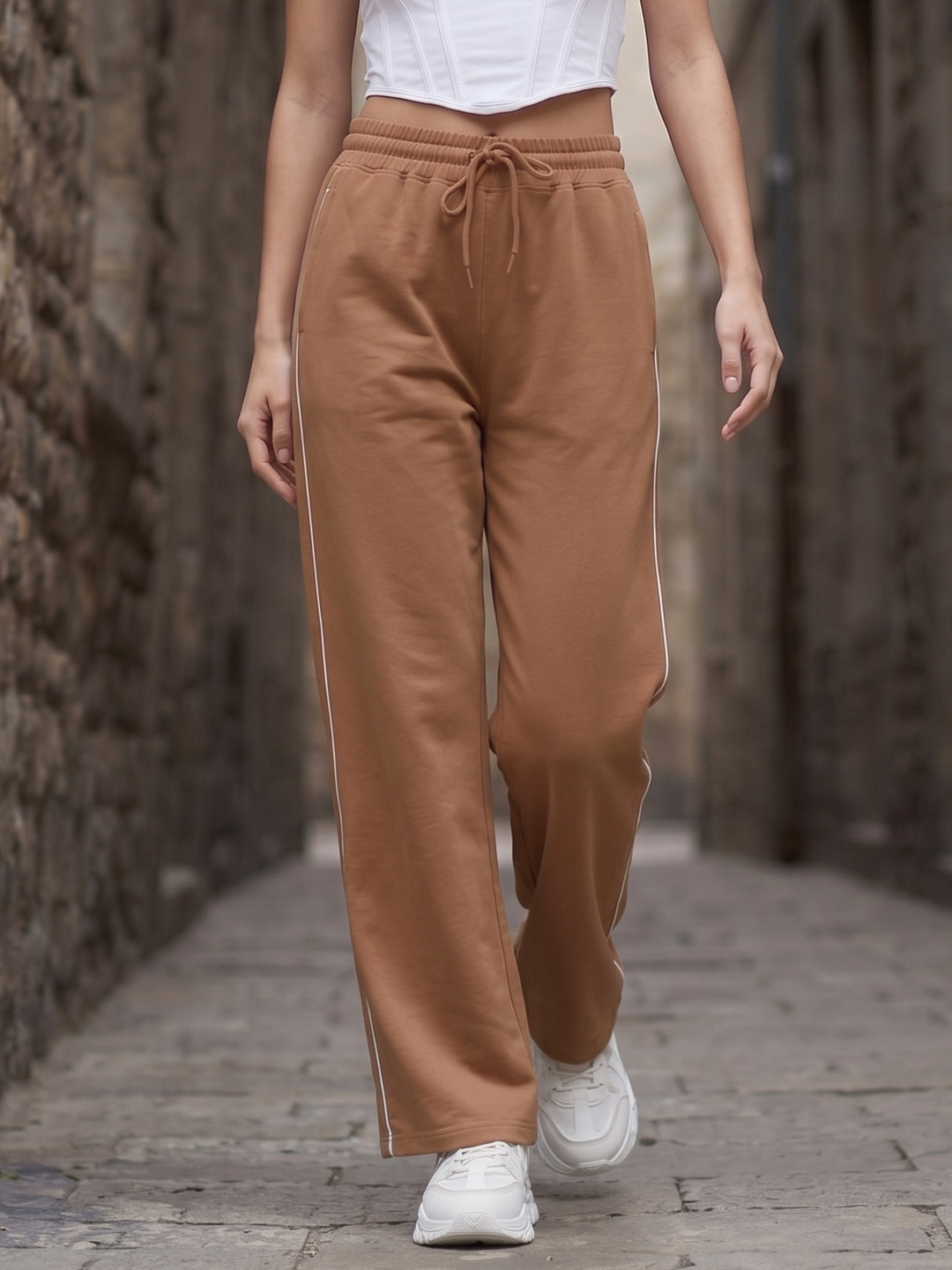 The Roadster Life Co. Women Relaxed Fit Track Pants