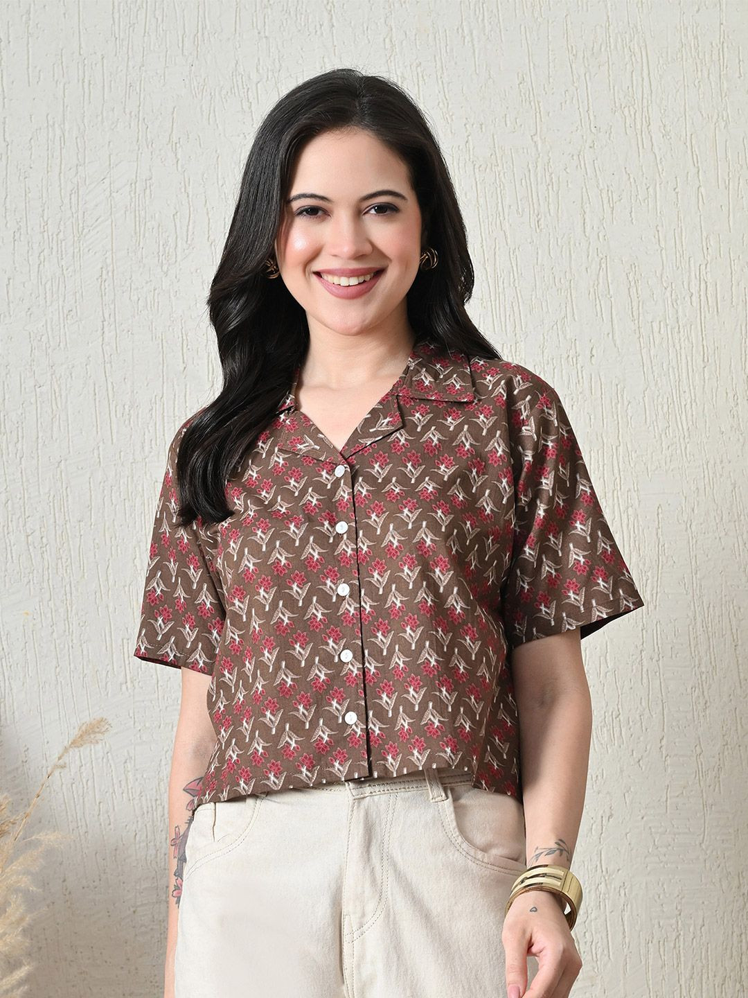 MURLI KURTI Women Floral Printed Casual Shirt