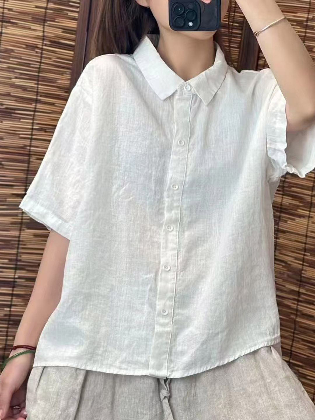 DressBerry Striped Spread Collar Relaxed Fit Shirt