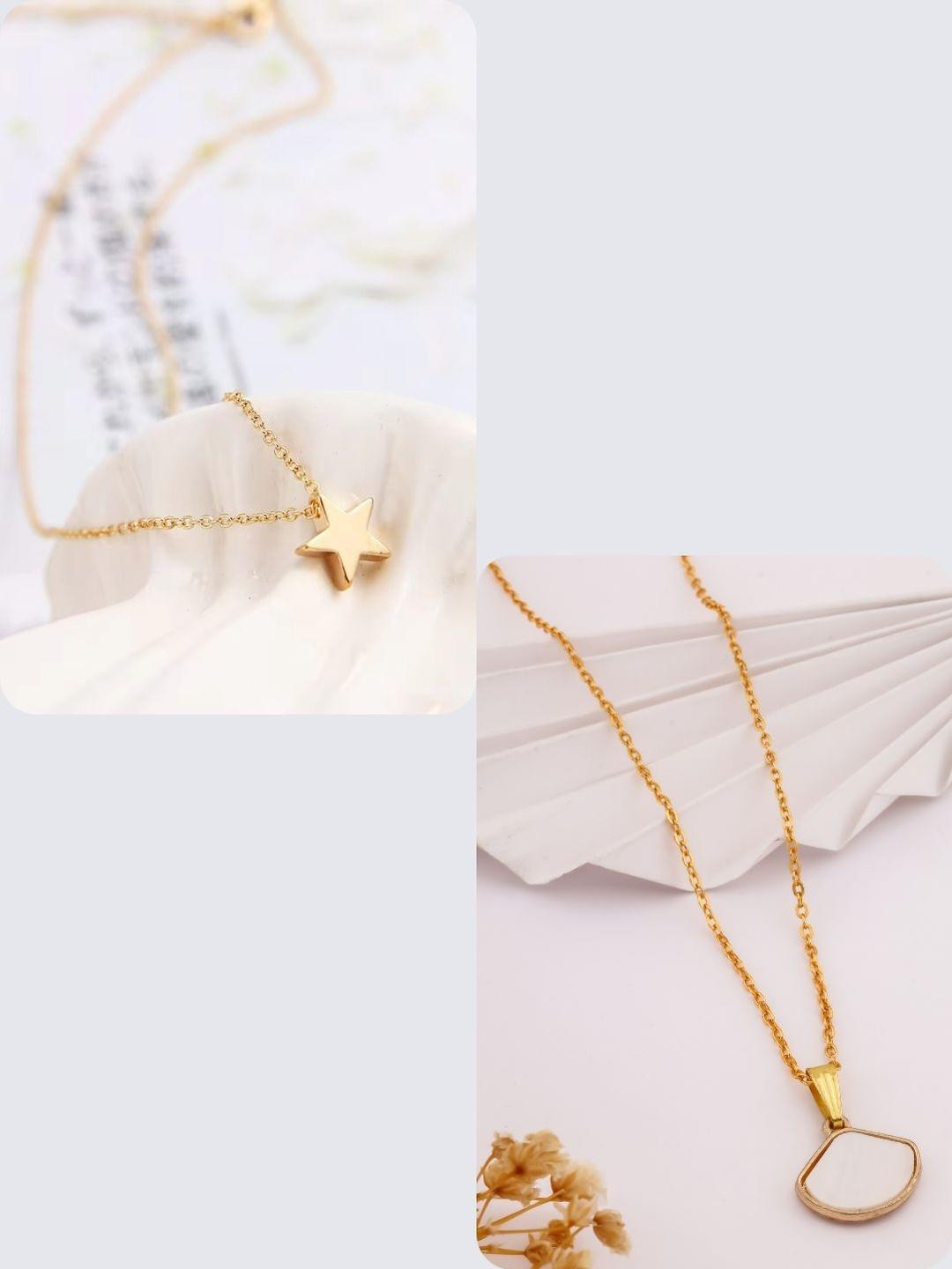 DressBerry White Stainless Steel Necklace