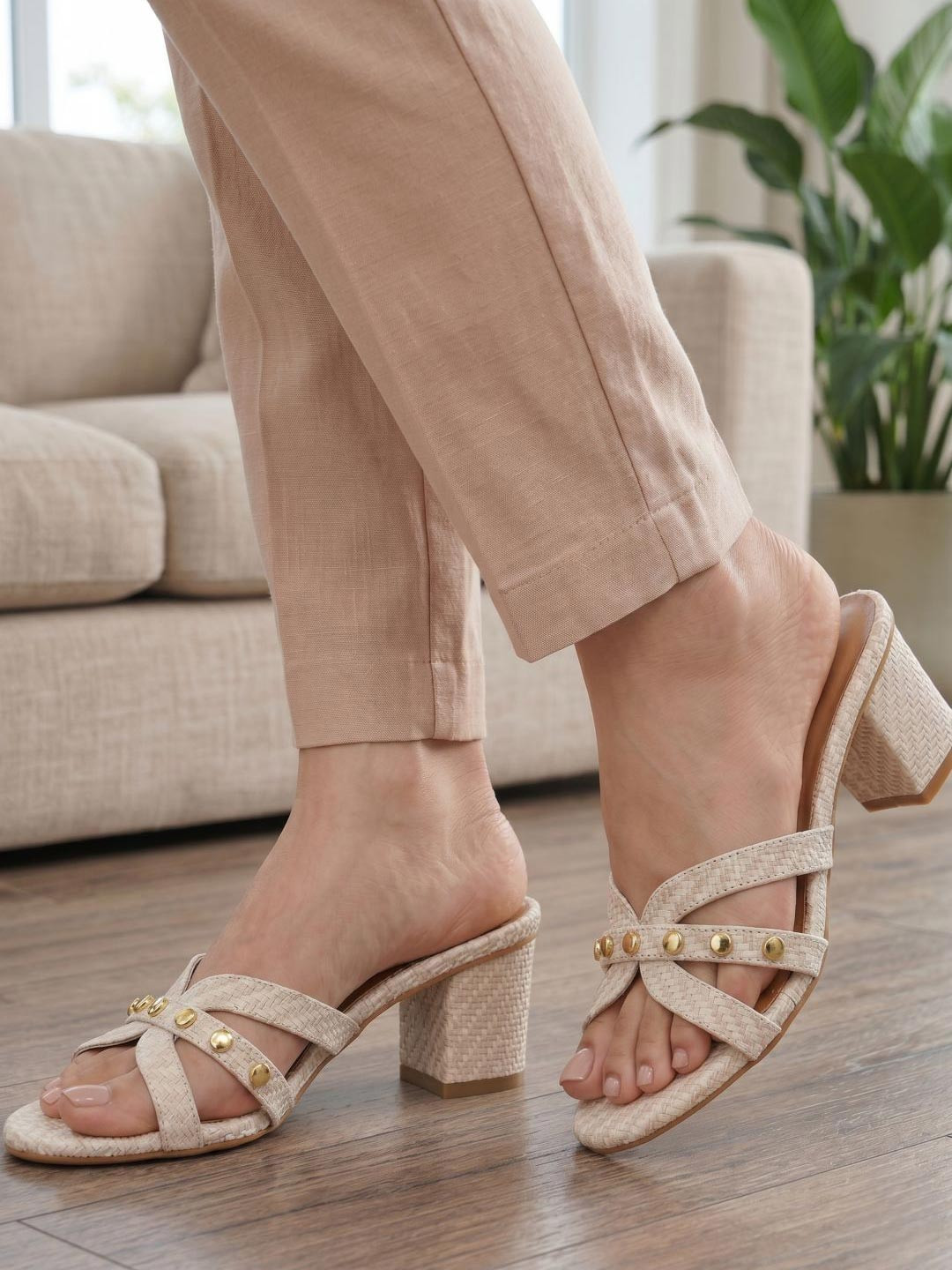 DressBerry Block Mules