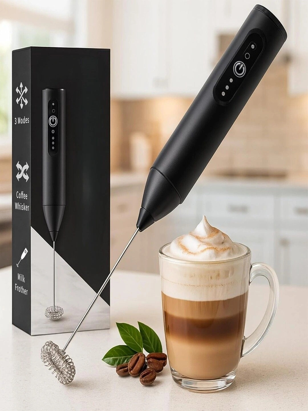 FINARO USB Rechargeable Beater