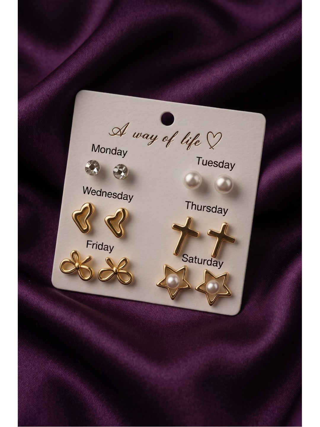 DressBerry Quirky Studs Earrings