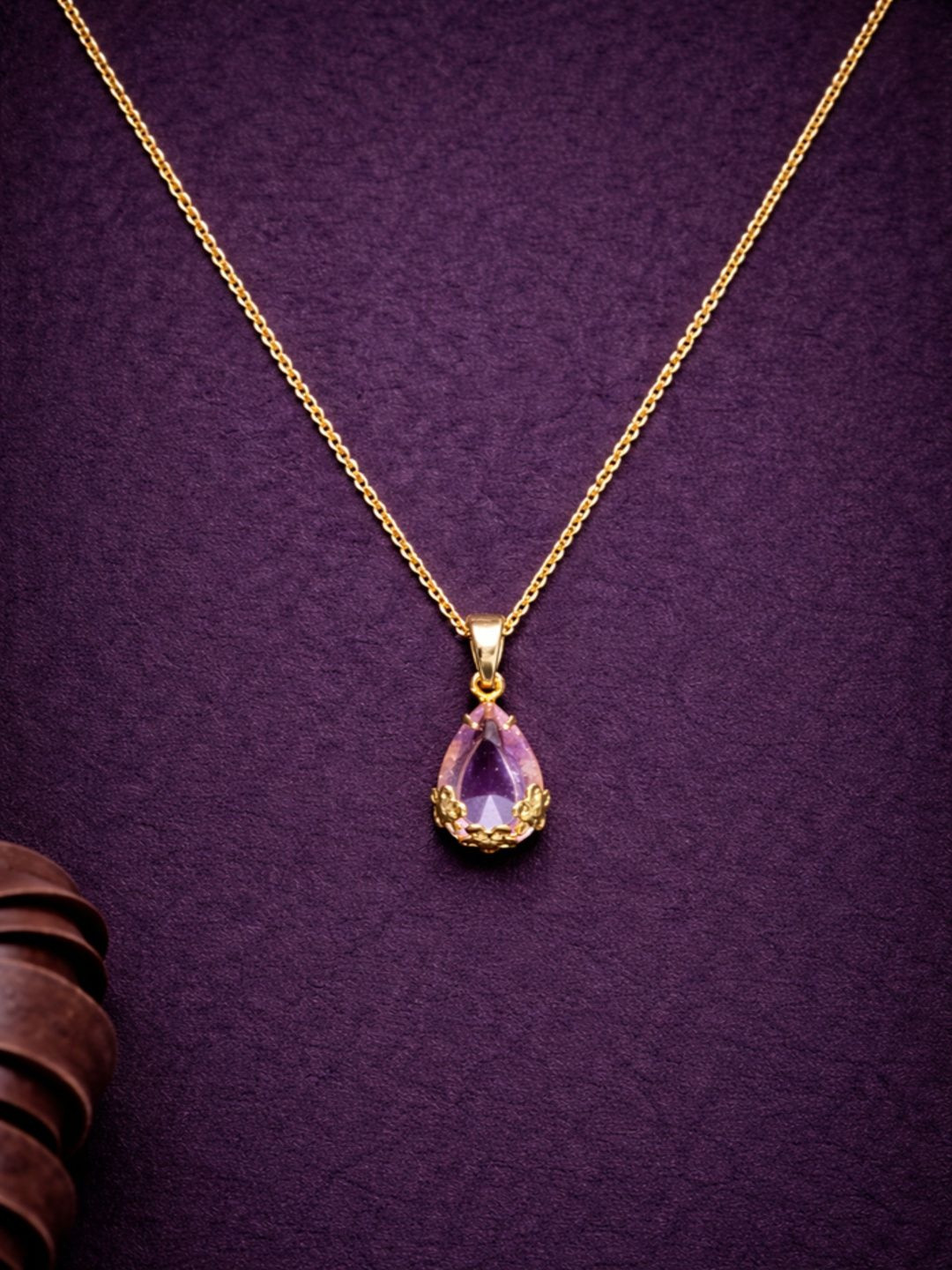 DressBerry Brass Gold-Plated Necklace