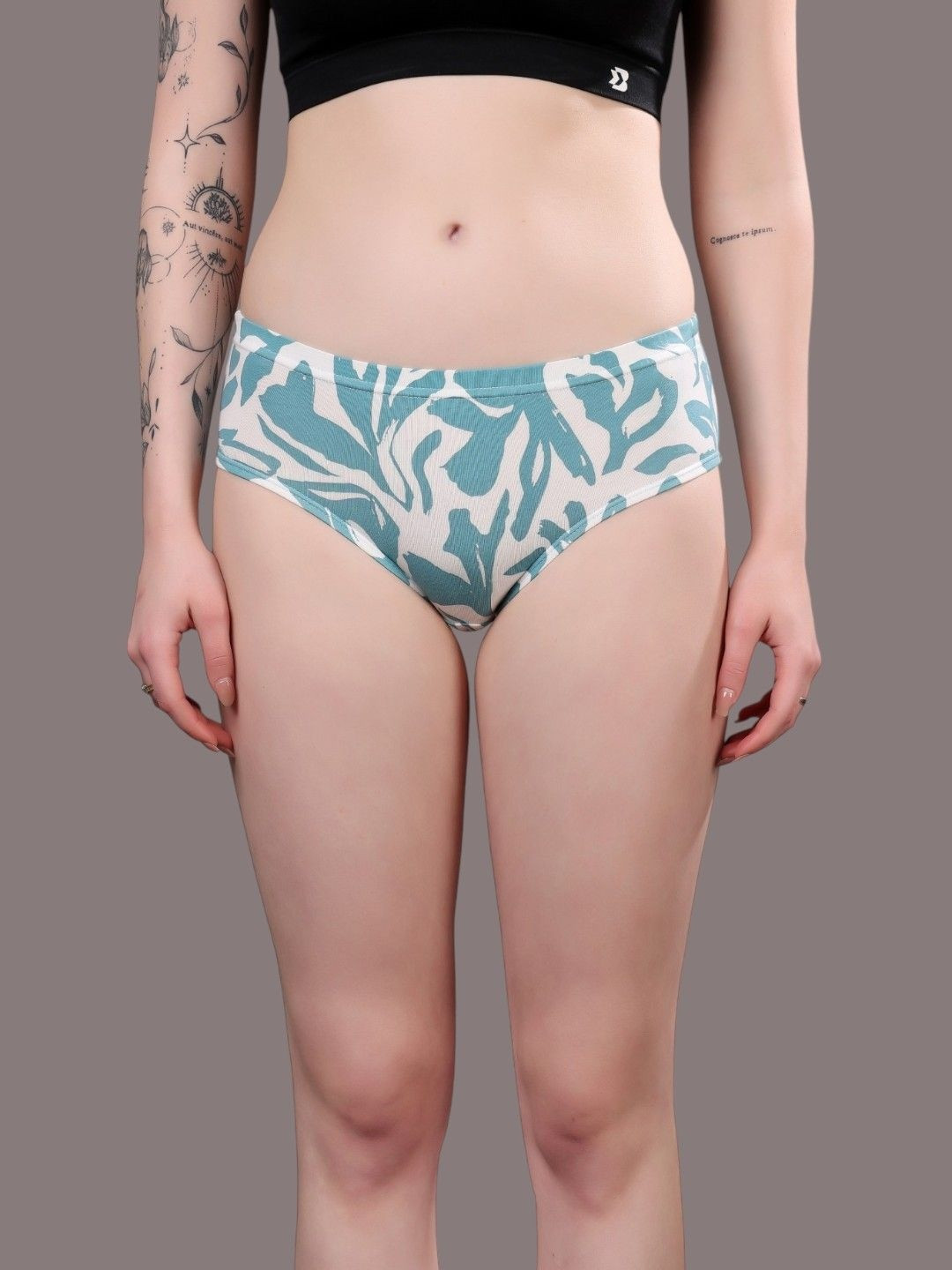 DressBerry Women Printed Anti Microbial Assorted Basic Briefs