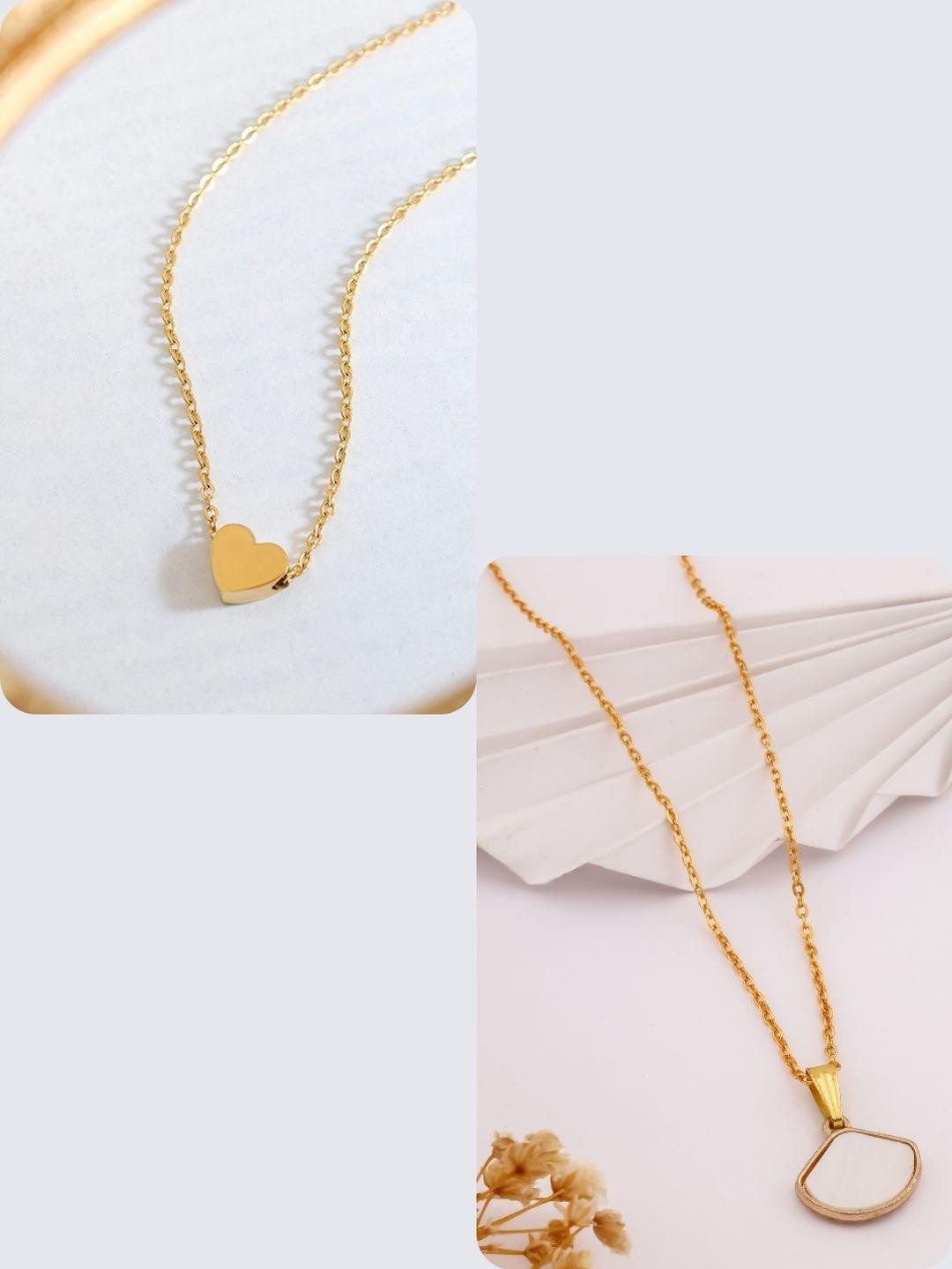 DressBerry White Stainless Steel Necklace