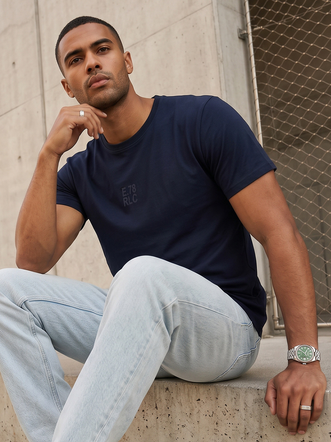 Roadster The Lifestyle Co Round Neck T-shirt