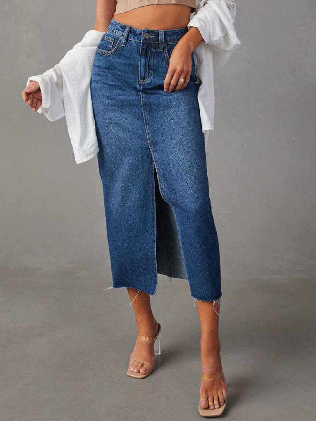 DressBerry Women Straight Maxi Skirt