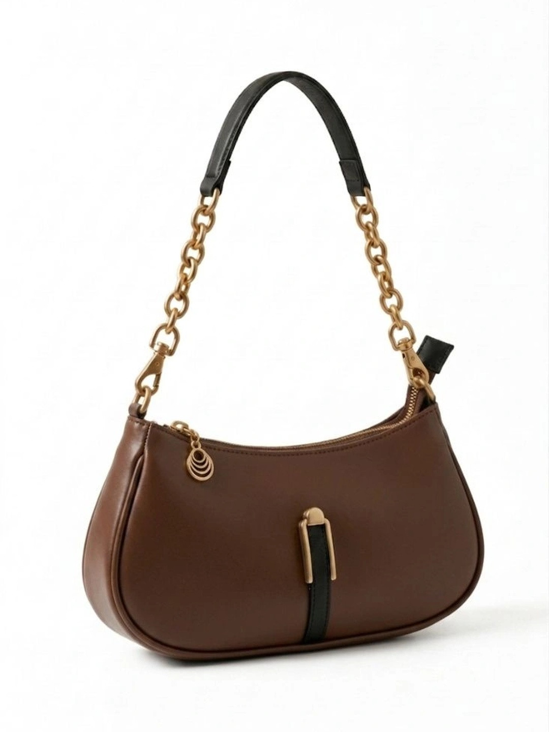 AshcrafZee Textured PU Shoulder Bag