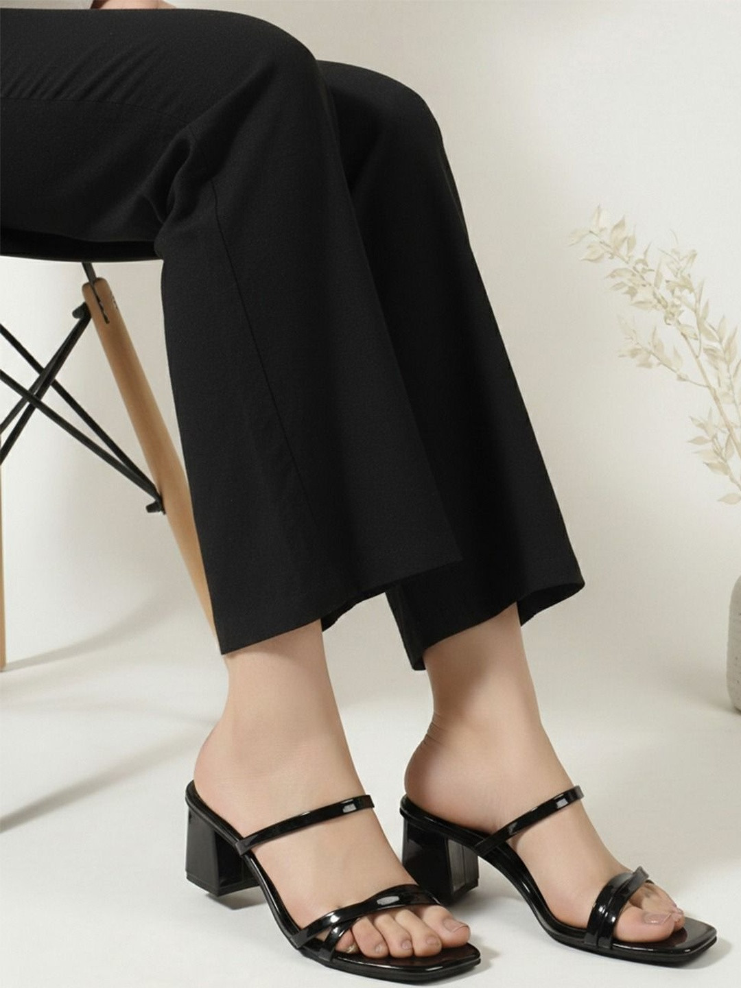 DressBerry Party Block Mules