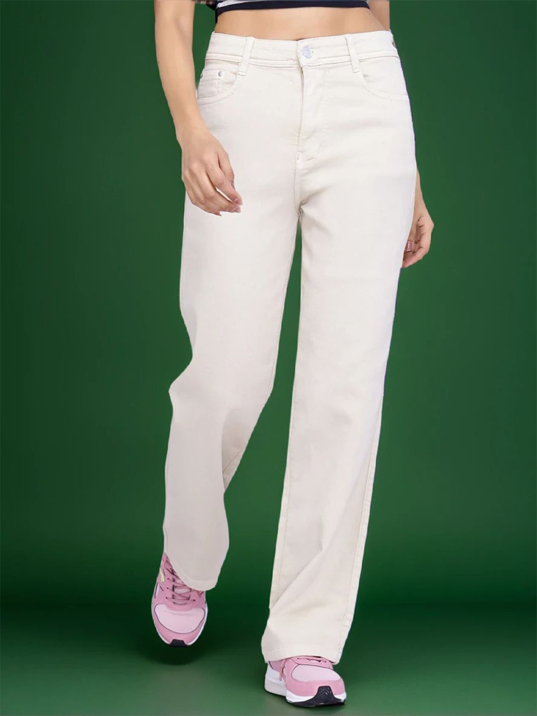 DressBerry Women Rodeo High-Rise Bootcut Stretchable Jeans