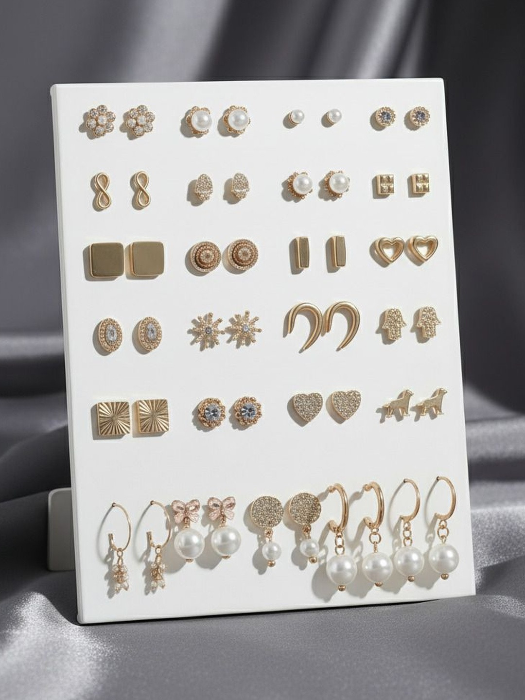 DressBerry Geometric Studs Earrings