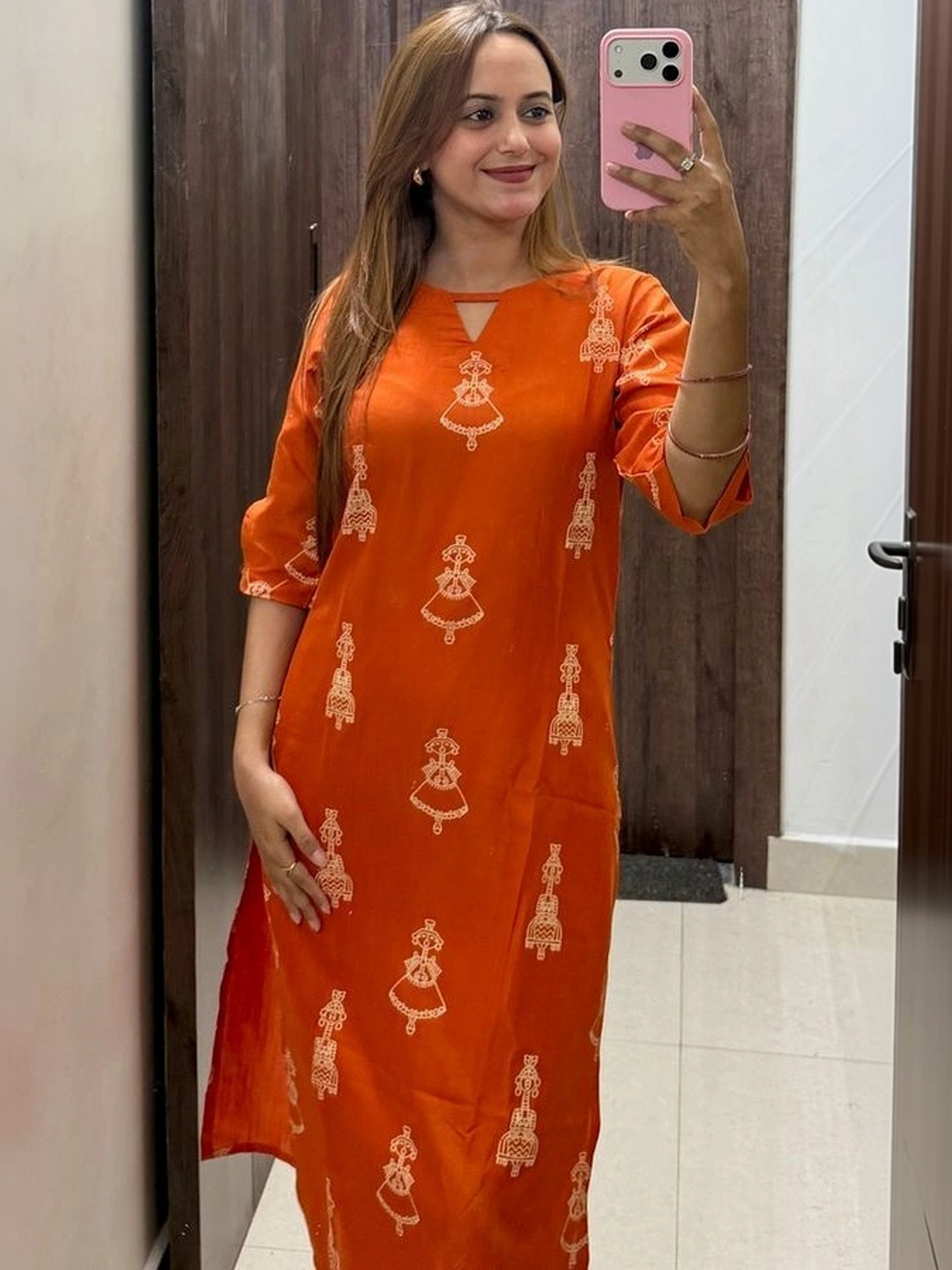 Twika Women Floral Regular Kurta with Trousers