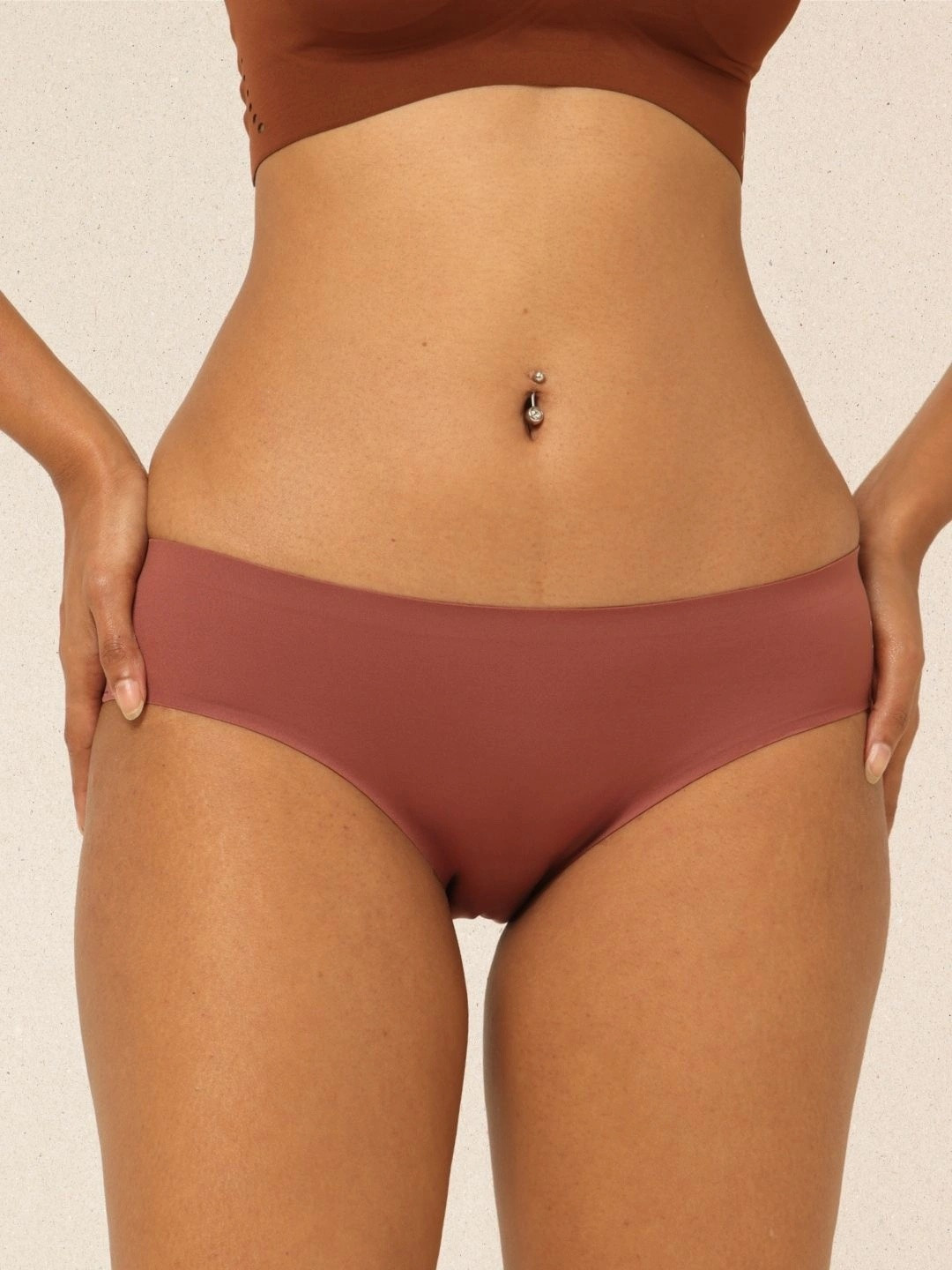 Krvvy Women Low Waist Bikini Panty With No Visible Lines