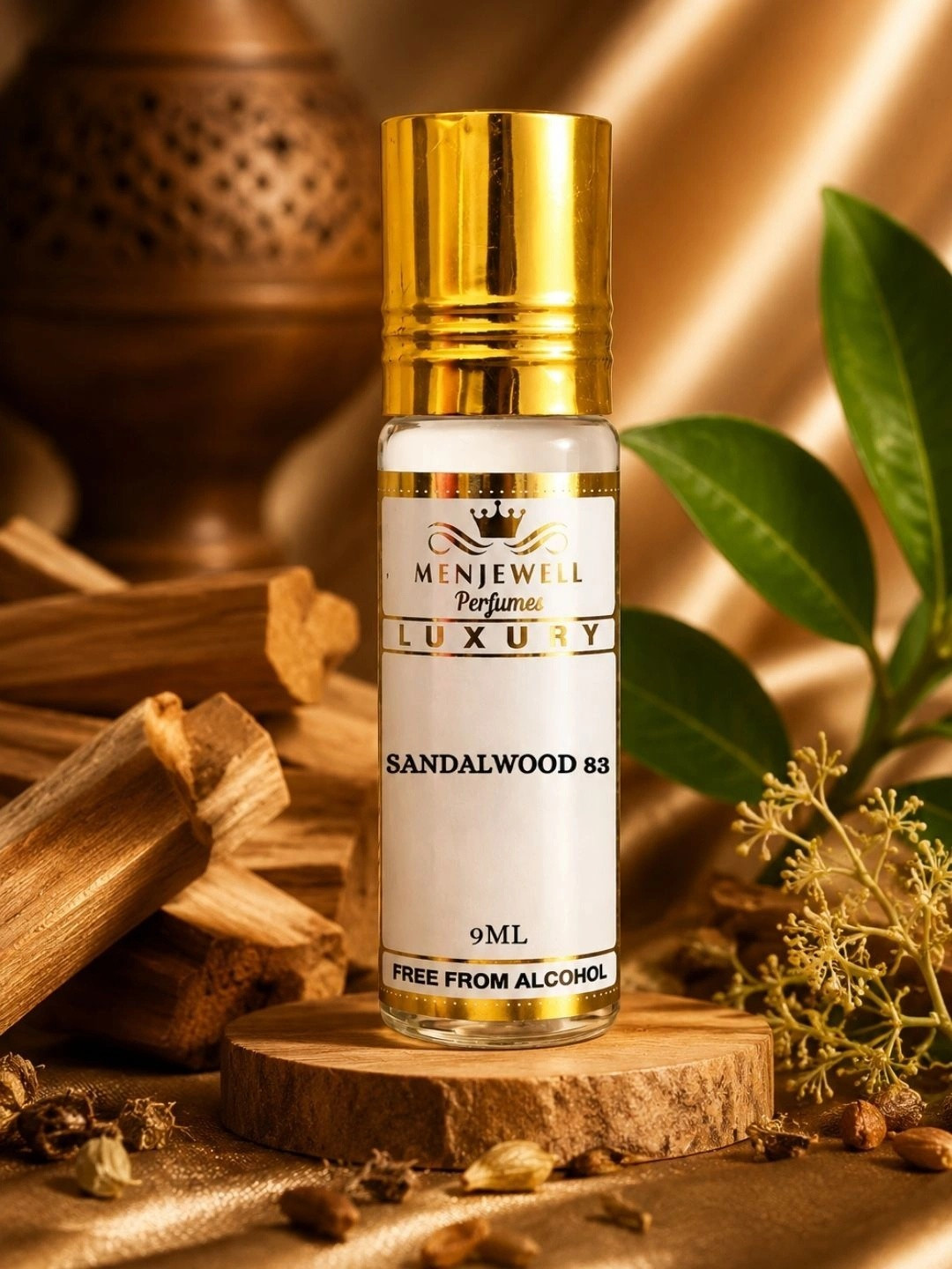 Menjewell Unisex Sandalwood Attar - 5 ml