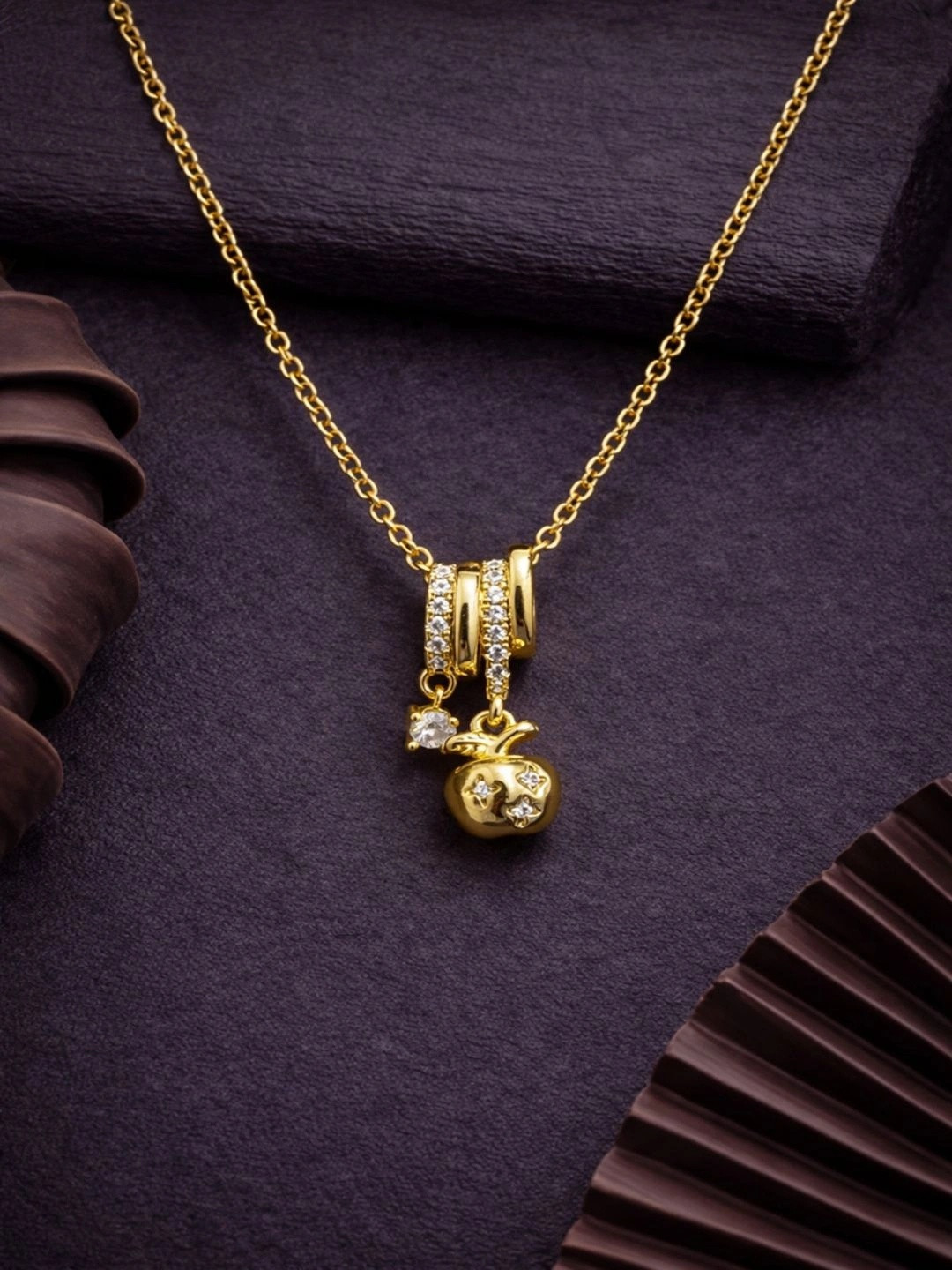 SZN Brass Gold-Plated Necklace