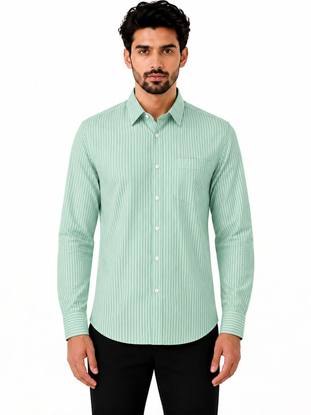 Ellishwear Men Comfort Striped Casual Shirt